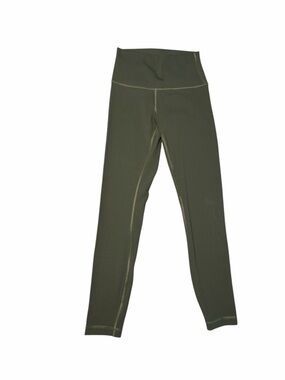 Lululemon Train times High-Waist Olive Green Leggings